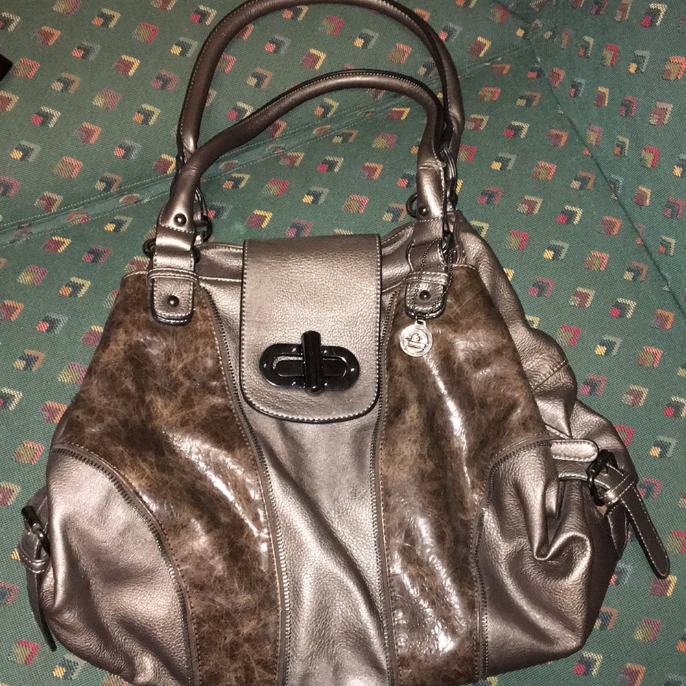 Big Buddha brown/bronze hand bag